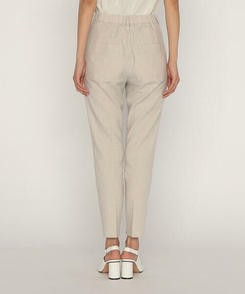COMME CA PLATINUM / コムサ・プラチナ セットアップ | 【セットアップ対応】高密度リネンストレッチツイル テーパードパンツ | 詳細15