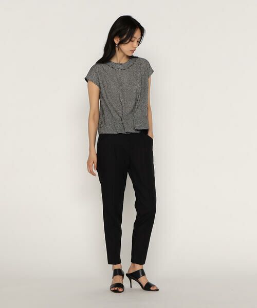 COMME CA PLATINUM / コムサ・プラチナ シャツ・ブラウス | からみツイード タックブラウス | 詳細3