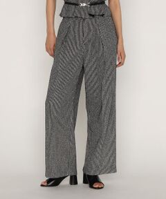 COMME CA PLATINUM / コムサ・プラチナ その他パンツ | からみツイード ワイドパンツ