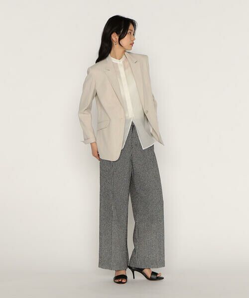 COMME CA PLATINUM / コムサ・プラチナ その他パンツ | からみツイード ワイドパンツ | 詳細1