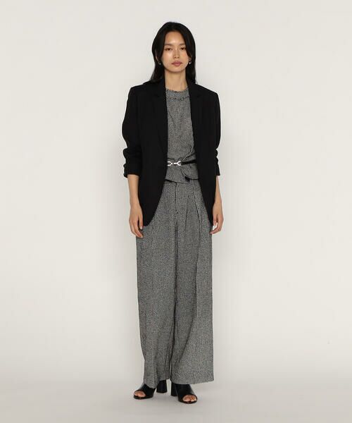 COMME CA PLATINUM / コムサ・プラチナ その他パンツ | からみツイード ワイドパンツ | 詳細3