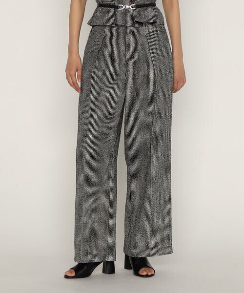 COMME CA PLATINUM / コムサ・プラチナ その他パンツ | からみツイード ワイドパンツ | 詳細4