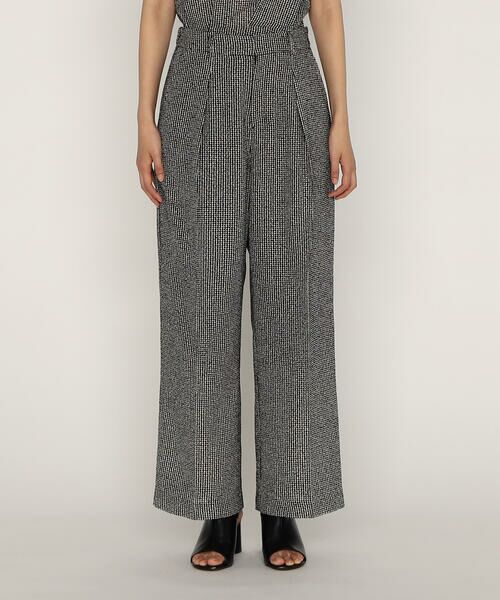 COMME CA PLATINUM / コムサ・プラチナ その他パンツ | からみツイード ワイドパンツ | 詳細5