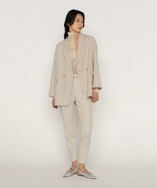 COMME CA PLATINUM / コムサ・プラチナ カットソー | コットンチュールインクジェットプリント スキントップス | 詳細1