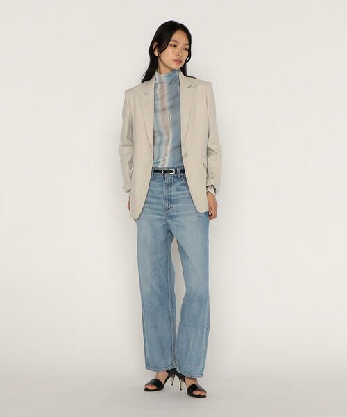 COMME CA PLATINUM / コムサ・プラチナ カットソー | コットンチュールインクジェットプリント スキントップス | 詳細14