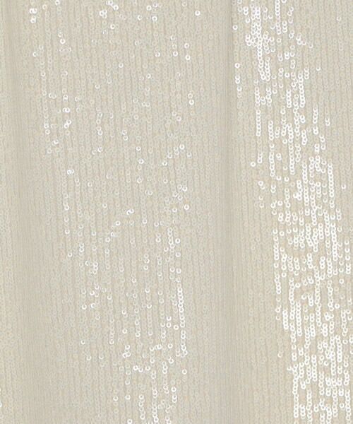 COMME CA PLATINUM / コムサ・プラチナ ロング・マキシ丈スカート | 【セットアップ対応】スパンコール刺繍ボンディング ナロースカート | 詳細3