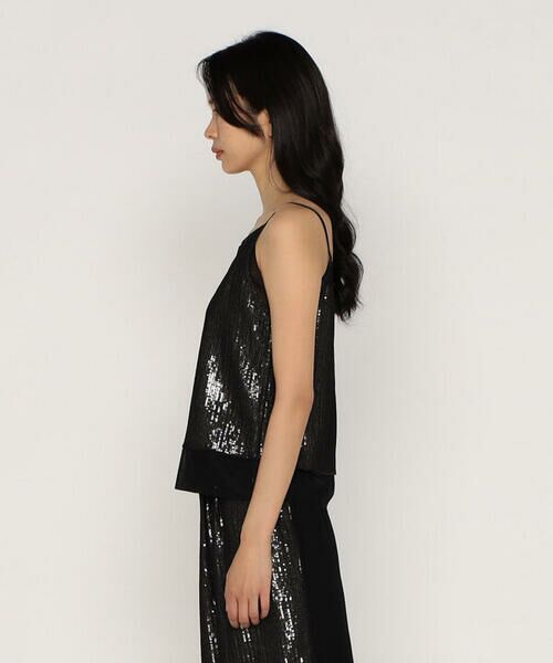 COMME CA PLATINUM / コムサ・プラチナ キャミソール・チューブトップ | 【セットアップ対応】スパンコール刺繍シフォンボンディング キャミソール | 詳細15