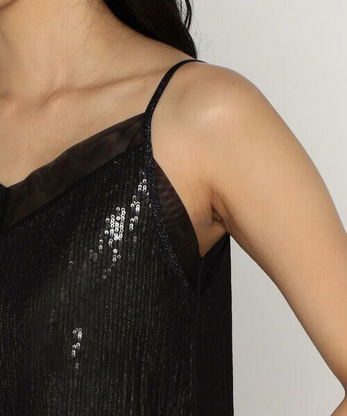 COMME CA PLATINUM / コムサ・プラチナ キャミソール・チューブトップ | 【セットアップ対応】スパンコール刺繍シフォンボンディング キャミソール | 詳細18