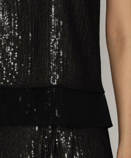 COMME CA PLATINUM / コムサ・プラチナ キャミソール・チューブトップ | 【セットアップ対応】スパンコール刺繍シフォンボンディング キャミソール | 詳細19