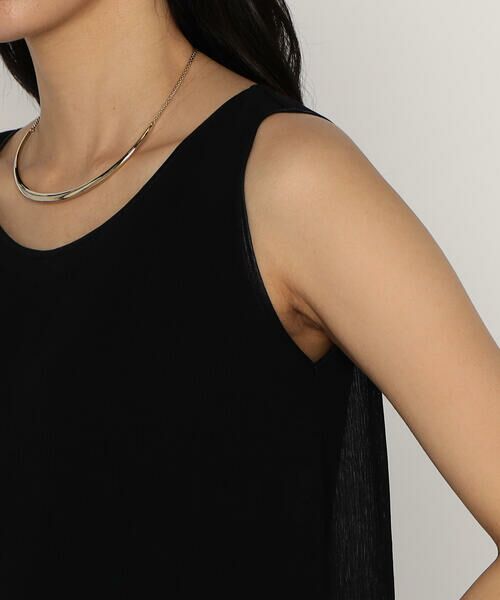COMME CA PLATINUM / コムサ・プラチナ タンクトップ | シアーシフォン楊柳 タンクトップ | 詳細11