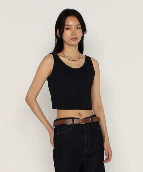 COMME CA PLATINUM / コムサ・プラチナ タンクトップ | シアーシフォン楊柳 タンクトップ | 詳細5