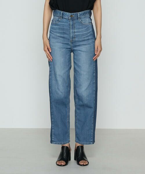 COMME CA PLATINUM / コムサ・プラチナ デニムパンツ | 中空ストレッチデニム ワイドジーンズ | 詳細12