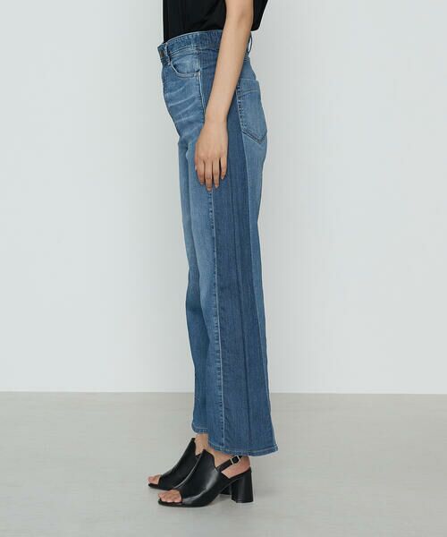 COMME CA PLATINUM / コムサ・プラチナ デニムパンツ | 中空ストレッチデニム ワイドジーンズ | 詳細13