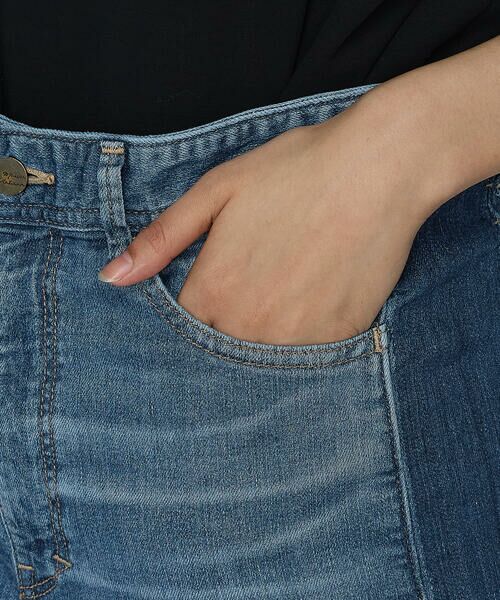 COMME CA PLATINUM / コムサ・プラチナ デニムパンツ | 中空ストレッチデニム ワイドジーンズ | 詳細17