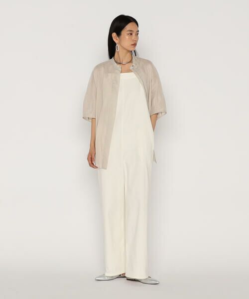 COMME CA PLATINUM / コムサ・プラチナ サロペット・オールインワン | 中空ストレッチデニム オーバーオール | 詳細10