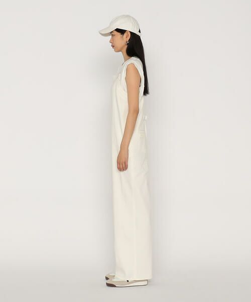 COMME CA PLATINUM / コムサ・プラチナ サロペット・オールインワン | 中空ストレッチデニム オーバーオール | 詳細12