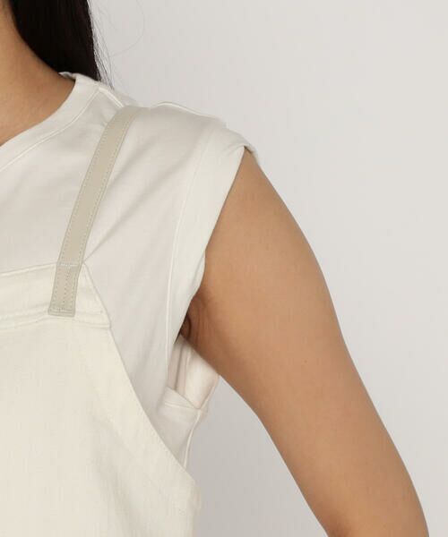 COMME CA PLATINUM / コムサ・プラチナ サロペット・オールインワン | 中空ストレッチデニム オーバーオール | 詳細15