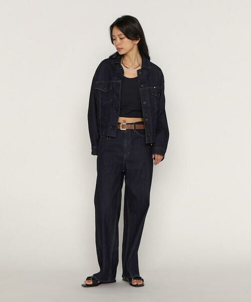 COMME CA PLATINUM / コムサ・プラチナ Gジャン・デニムジャケット | 中空ストレッチデニム ジャケット | 詳細1