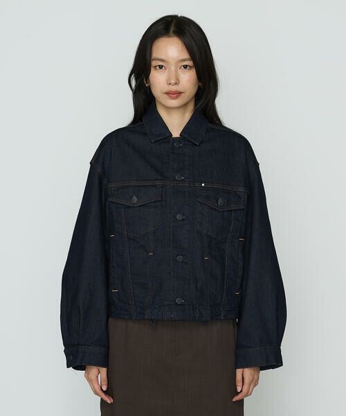 COMME CA PLATINUM / コムサ・プラチナ Gジャン・デニムジャケット | 中空ストレッチデニム ジャケット | 詳細8