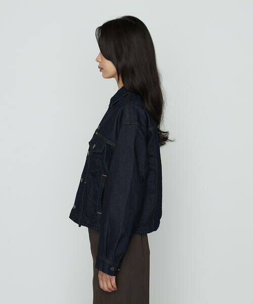 COMME CA PLATINUM / コムサ・プラチナ Gジャン・デニムジャケット | 中空ストレッチデニム ジャケット | 詳細9