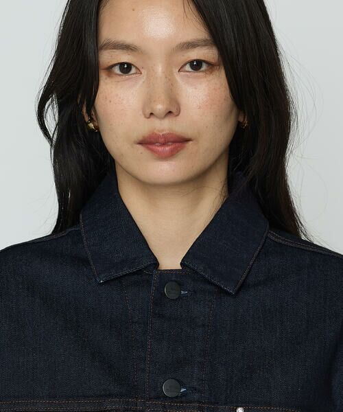 COMME CA PLATINUM / コムサ・プラチナ Gジャン・デニムジャケット | 中空ストレッチデニム ジャケット | 詳細11