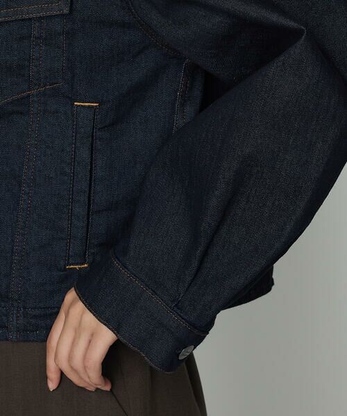 COMME CA PLATINUM / コムサ・プラチナ Gジャン・デニムジャケット | 中空ストレッチデニム ジャケット | 詳細12