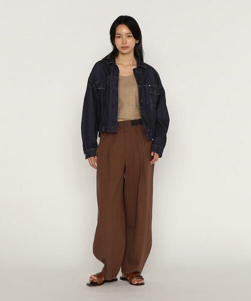 COMME CA PLATINUM / コムサ・プラチナ Gジャン・デニムジャケット | 中空ストレッチデニム ジャケット | 詳細4