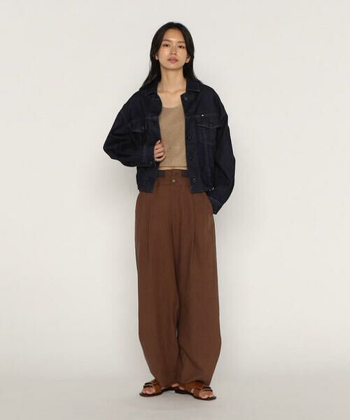 COMME CA PLATINUM / コムサ・プラチナ Gジャン・デニムジャケット | 中空ストレッチデニム ジャケット | 詳細5