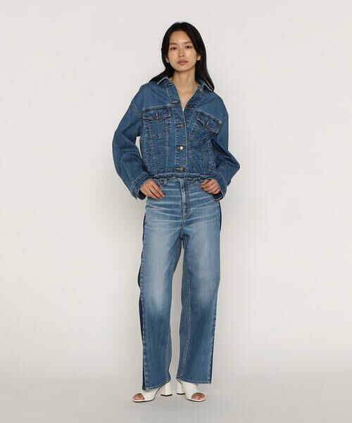 COMME CA PLATINUM / コムサ・プラチナ Gジャン・デニムジャケット | 中空ストレッチデニム ジャケット | 詳細18