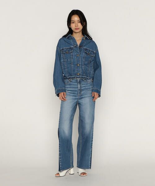 COMME CA PLATINUM / コムサ・プラチナ Gジャン・デニムジャケット | 中空ストレッチデニム ジャケット | 詳細19