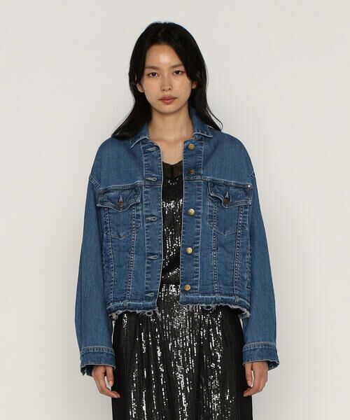 COMME CA PLATINUM / コムサ・プラチナ Gジャン・デニムジャケット | 中空ストレッチデニム ジャケット | 詳細20