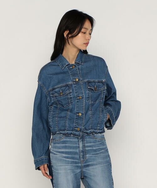 COMME CA PLATINUM / コムサ・プラチナ Gジャン・デニムジャケット | 中空ストレッチデニム ジャケット | 詳細21