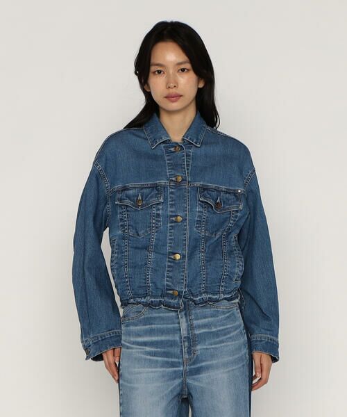 COMME CA PLATINUM / コムサ・プラチナ Gジャン・デニムジャケット | 中空ストレッチデニム ジャケット | 詳細22