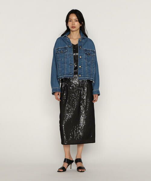 COMME CA PLATINUM / コムサ・プラチナ Gジャン・デニムジャケット | 中空ストレッチデニム ジャケット | 詳細16