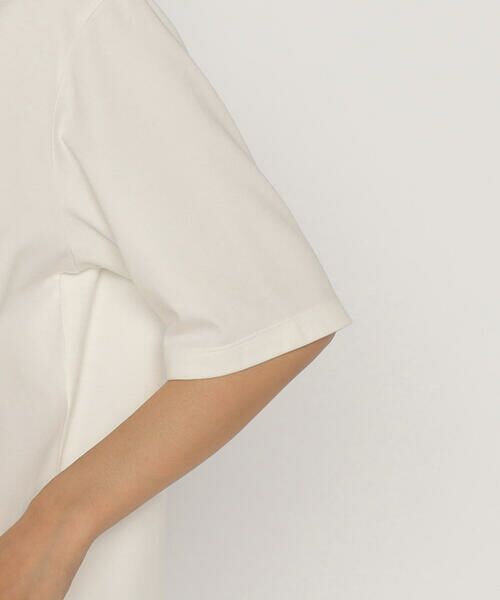 COMME CA PLATINUM / コムサ・プラチナ Tシャツ | 60/-スビン リサイクルオーガニックスムース プリントTシャツ | 詳細10