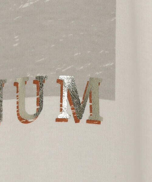 COMME CA PLATINUM / コムサ・プラチナ Tシャツ | 60/-スビン リサイクルオーガニックスムース プリントTシャツ | 詳細13