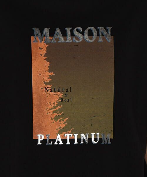 COMME CA PLATINUM / コムサ・プラチナ Tシャツ | 60/-スビン リサイクルオーガニックスムース プリントTシャツ | 詳細18