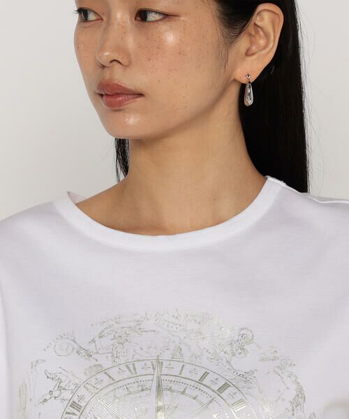 COMME CA PLATINUM / コムサ・プラチナ Tシャツ | コットンハイゲージポンチ ロゴプルオーバー | 詳細14