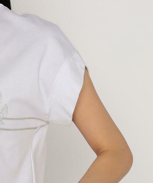 COMME CA PLATINUM / コムサ・プラチナ Tシャツ | コットンハイゲージポンチ ロゴプルオーバー | 詳細15