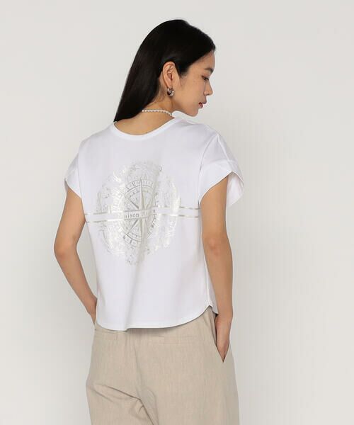 COMME CA PLATINUM / コムサ・プラチナ Tシャツ | コットンハイゲージポンチ ロゴプルオーバー | 詳細6