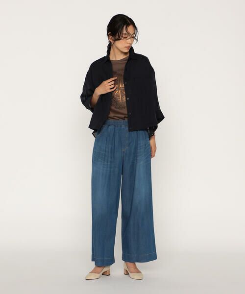 COMME CA PLATINUM / コムサ・プラチナ Tシャツ | コットンハイゲージポンチ ロゴプルオーバー | 詳細22