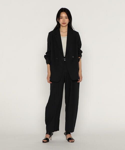 COMME CA PLATINUM / コムサ・プラチナ その他アウター | リネンストレッチ平織り ダブルブレストジャケット | 詳細23