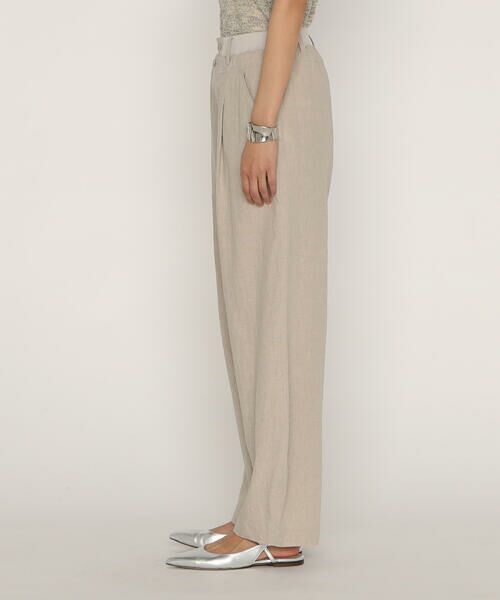 COMME CA PLATINUM / コムサ・プラチナ その他パンツ | リネンストレッチ平織り バレルパンツ | 詳細11