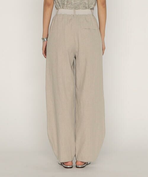 COMME CA PLATINUM / コムサ・プラチナ その他パンツ | リネンストレッチ平織り バレルパンツ | 詳細12