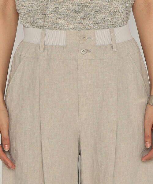 COMME CA PLATINUM / コムサ・プラチナ その他パンツ | リネンストレッチ平織り バレルパンツ | 詳細13