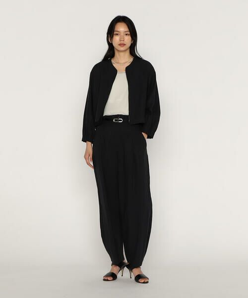 COMME CA PLATINUM / コムサ・プラチナ ブルゾン | リネンストレッチ平織り ブルゾン | 詳細19