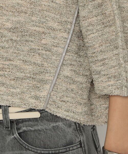COMME CA PLATINUM / コムサ・プラチナ カーディガン・ボレロ | ファンシーループジャージー クルーネックカーディガン | 詳細11