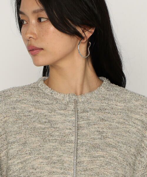 COMME CA PLATINUM / コムサ・プラチナ カーディガン・ボレロ | ファンシーループジャージー クルーネックカーディガン | 詳細9