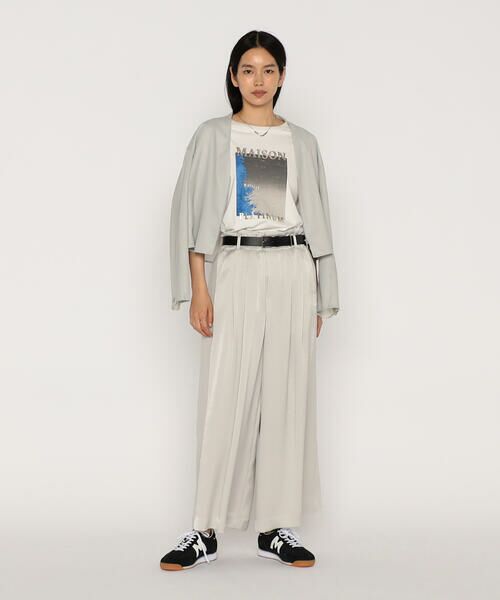 COMME CA PLATINUM / コムサ・プラチナ ブルゾン | サンベールライトカラミ織り ブルゾン | 詳細1