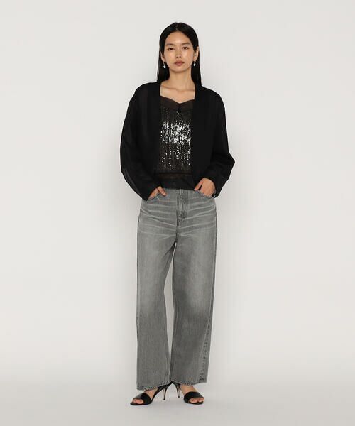 COMME CA PLATINUM / コムサ・プラチナ ブルゾン | サンベールライトカラミ織り ブルゾン | 詳細11